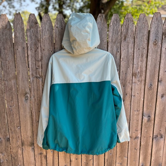 Carhartt Rain Defender, Womens XL, Shaded Spruce/Blue Surf Anorak Rain Jacket - Picture 8 of 10